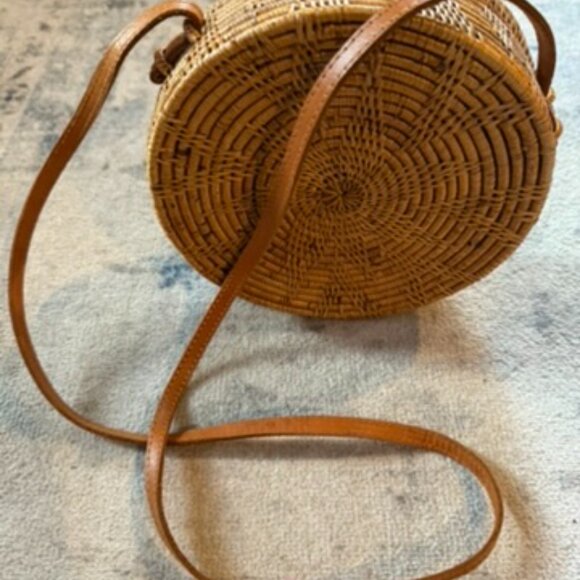 Novum Crafts Round Rattan Bag - Picture 5 of 7